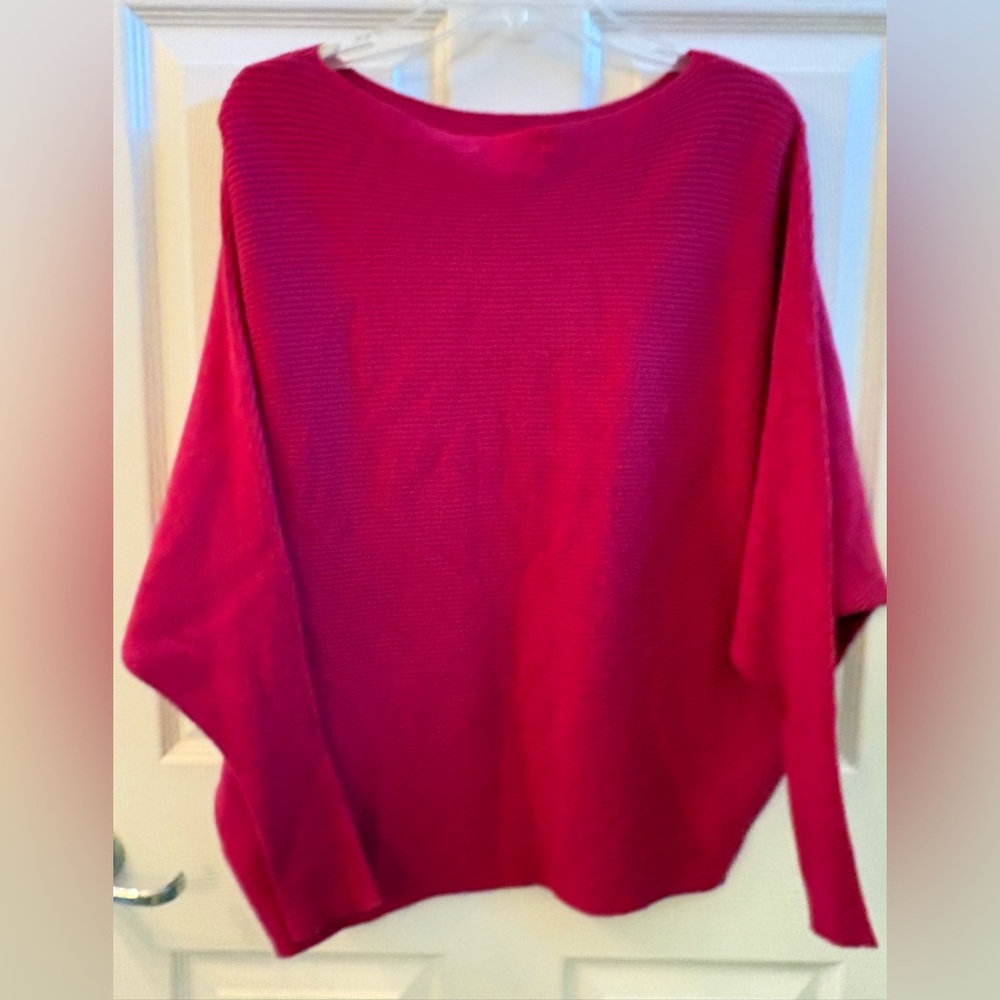 Philosophy Ribbed Dolman Sleeve Sweater Size Large - Picture 2 of 6